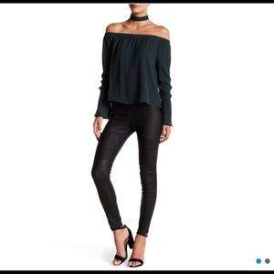 NWT Ooberswank High Rise Moto Leggings